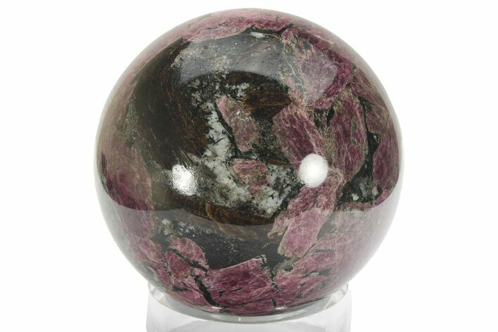 Polished Eudialyte Sphere - Kola Peninsula, Russia #227230